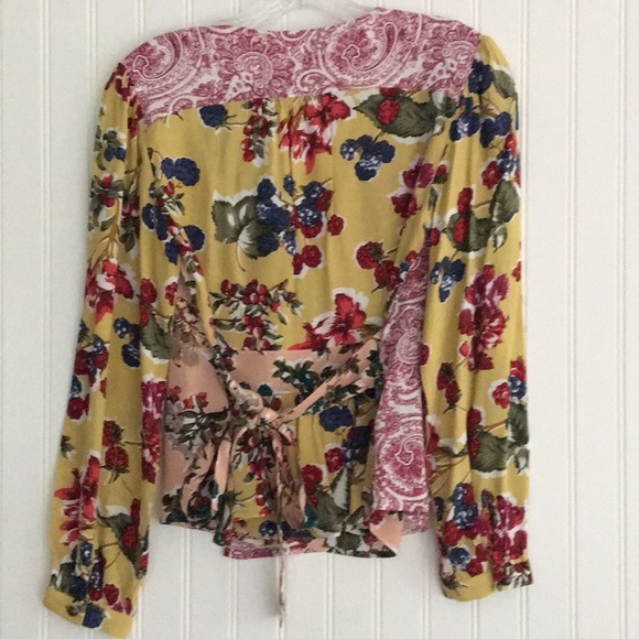 Anthropologie Meadow Rue multi-patterned top SIZE 0 HOST PICK 🎉🎉 - Picture 3 of 8